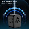 Universal Travel Power Adapter, International Socket Converter with USB Ports,