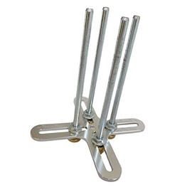 Uni-Monkey Paracord Tool Jig ~ Makes Ball Knots from 5/8" to 4" (Silver)