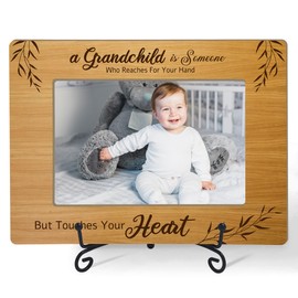 lamocho Grandkids Photo Frame Grandchild Picture Frame, Grandparents Picture Frames, New Grandparents To Be Gifts Grandchildren Gifts (4x6 Horizontal) -S09