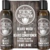 BEST DEAL Beard Wash & Beard Conditioner Set w/ Argan
