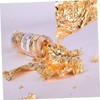 IWOWHERO DIY Manicure Sequins Stickers Irregular Golden Nail Art Accessories
