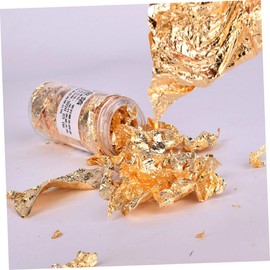 IWOWHERO DIY Manicure Sequins Stickers Irregular Golden Nail Art Accessories for Creative Designs Pack for Home and Professional Use for Friends