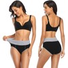 Annenmy Postpartum Underwear Women High Waisted Cotton Underwear Soft C