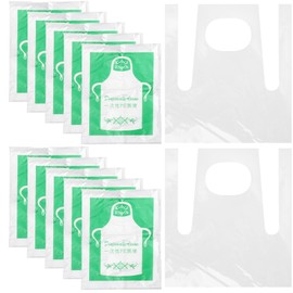 Generic 50pcs Boys and Girls Thickened Painting and Cooking Apron Multi-functional Oil Protective Apron for Arts Crafts and Baking Lightweight and Easy to Clean