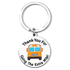 Thank You Gifts for Men Bus Driver Keyring Funny Car Gifts for New Drivers Retirement Gifts for School Bus Driver Appreciation Gifts for Women Teacher Birthday Gifts for Him Her Driver Christmas Gifts