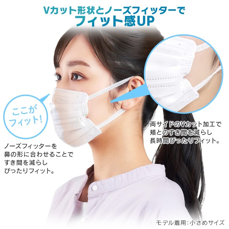 Iris Ohyama PK-TN30L Nano Air Mask, Regular Size, 30 Pieces,