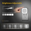 YUNLEX 2 Pack Plug in Night Light with Motion Sensor