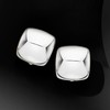 Ross-Simons Sterling Silver Square Clip-On Earrings