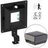 Lunartec Solar LED Gutter Light 160LM 2W PIR Sensor Black