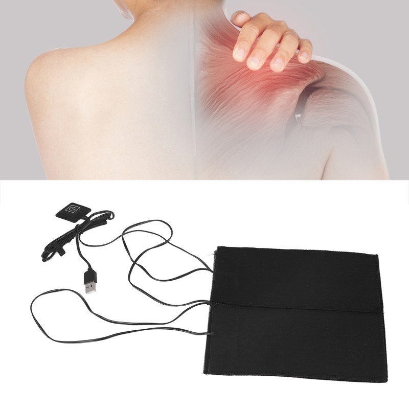 USB Electric Heating Sheet 3 Levels Adjustable Temperature Washable Carbon