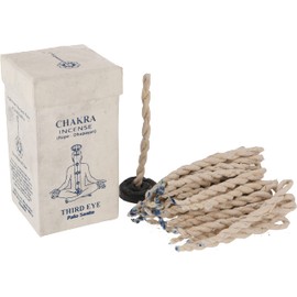 GURU SHOP Chakra Incense, Nepal Incense Strings, Third Eye/Palo Santo, Brown, 10 x 5.5 x 5.5 cm, Incense Sticks from Tibet, Nepal