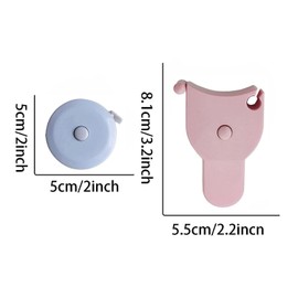 Soft Retractable Measuring Tape,6Pcs Retractable Measuring Tape Portable Body Measure Tape,Body Measuring Tape,Retractable Sewing Tailor Tape,Body Measuring Tape Automatic Retractable Measuring Tape