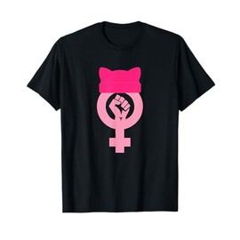Feminist Resist Pink PussyHat Crush Patriarchy T-Shirt T-Shirt