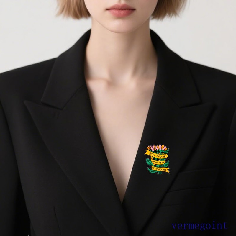 Vermegoint Sarcastic Apology Enamel Pin,Humor Lapel Pin,Edgy Brooch,DIY Decor Pin