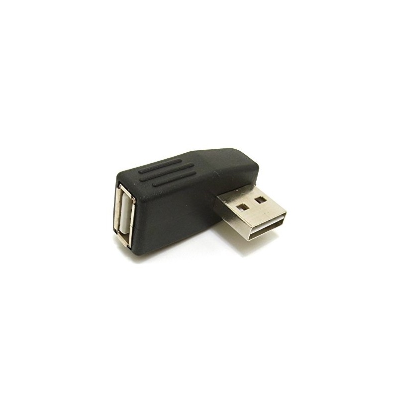USB Direction Converter L-Shaped Adapter, Male Side Double Sided Convenient