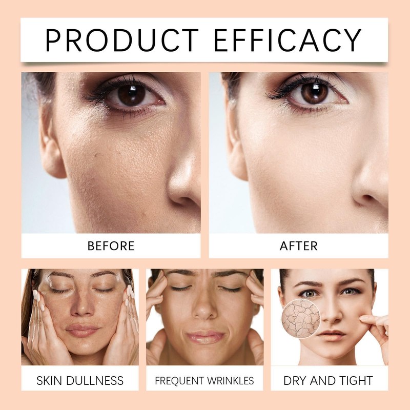 Anti-Wrinkle Wrinkle Filler Serum,Face Moisturiser,Anti-Aging & Smooth Wri-nkle Filler,Vitamin C