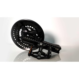 WEXELPUNKT WX Vario Crank Arm Shortener Universal & Infinitely Adjustable 10-170 mm, Invalid Crank, Bicycle Crank Adapter Including Mounting Kit for Pedal Crank Right Suitable for Bicycle and