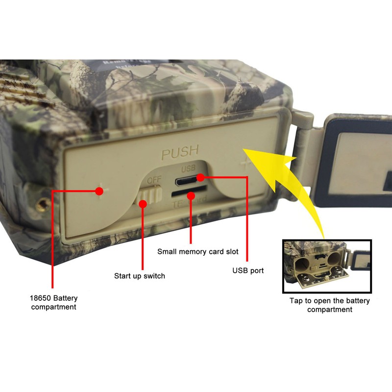 PR300A Outdoor Hunting Camera IP56 HD Infrared Camera 0.8s Trigger