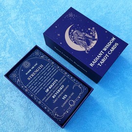 soulme Tarot Cards for Beginners, Tarot Cards with Meanings on Them, Learning Tarot Deck, Reading Divination Tool