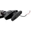 Mokuo Adjustable Motorcycle LED Turn Signal Rearview Mirrors with Front