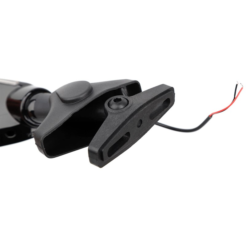 Mokuo Adjustable Motorcycle LED Turn Signal Rearview Mirrors with Front