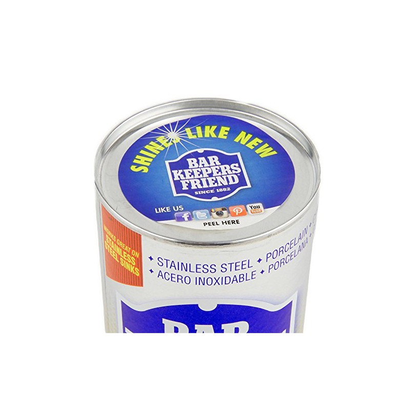 Bar Keepers Friend Powdered Cleanser & Polish 21-Ounces (2-Pack)