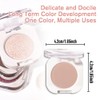 QIDSTERS Rosy Brown Matte Single Eyeshadow, Lightweight Blendable Mini Eye