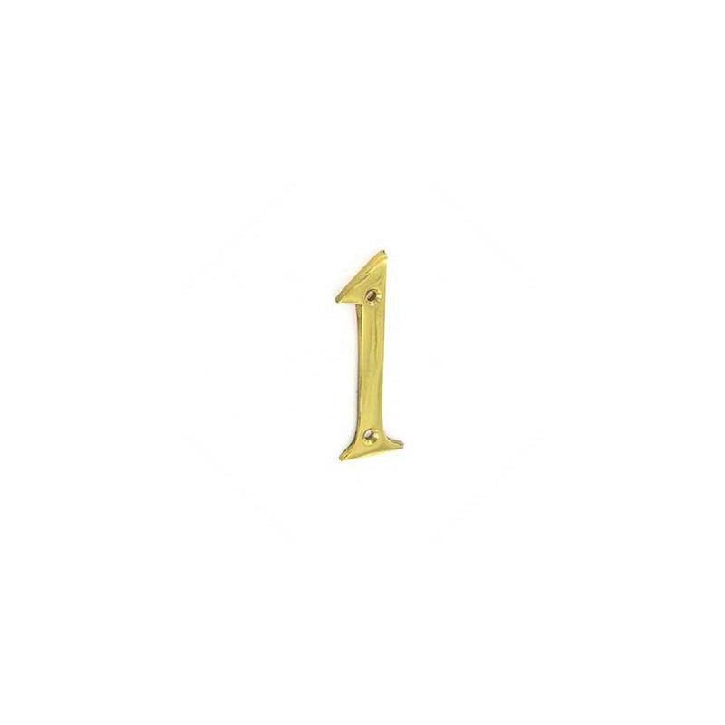 SEC 75MM Brass Numeral 1 S2501