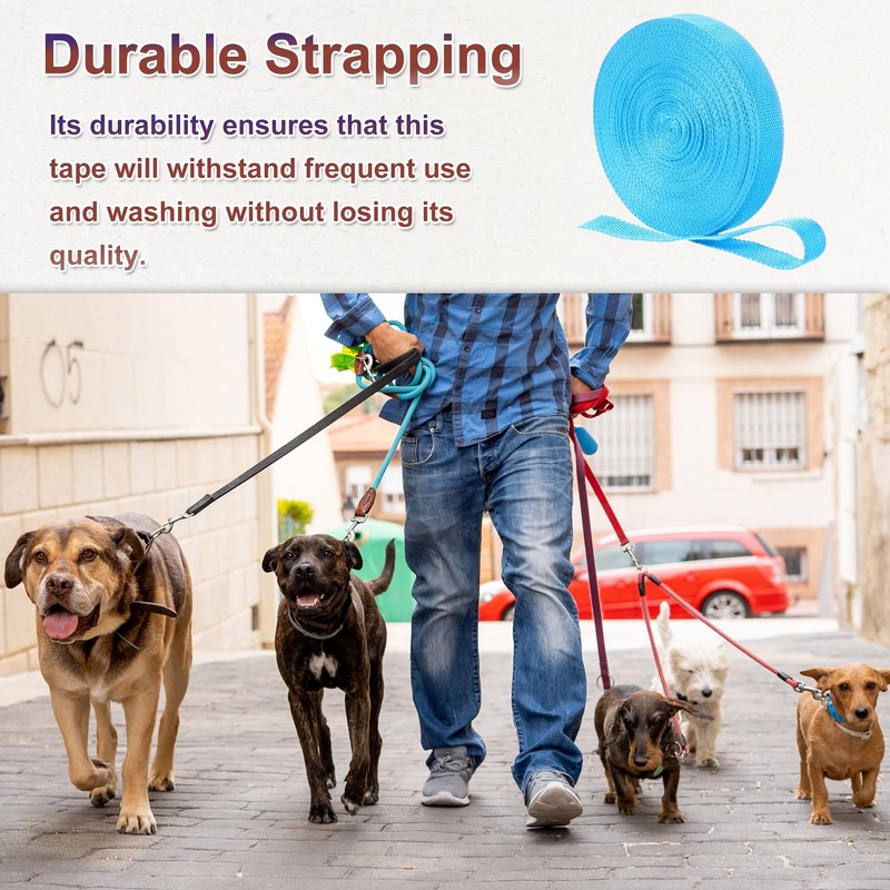 sourcing map Nylon Webbing Strap, 22 Yards x 1" Polypropylene