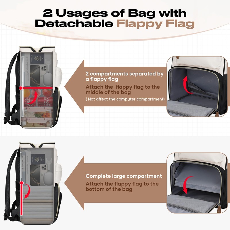 Maelstrom Travel Backpack for Women Men,Laptop Backpack Fits 15.6-17.3 Inch