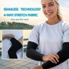 YUDEWAY arm sleeves (6 Pairs White)