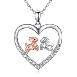 VENACOLY Goat Necklace 925 Sterling Silver Goat Pendant Jewellery Gifts for Women Goat Lovers, Sterling Silver