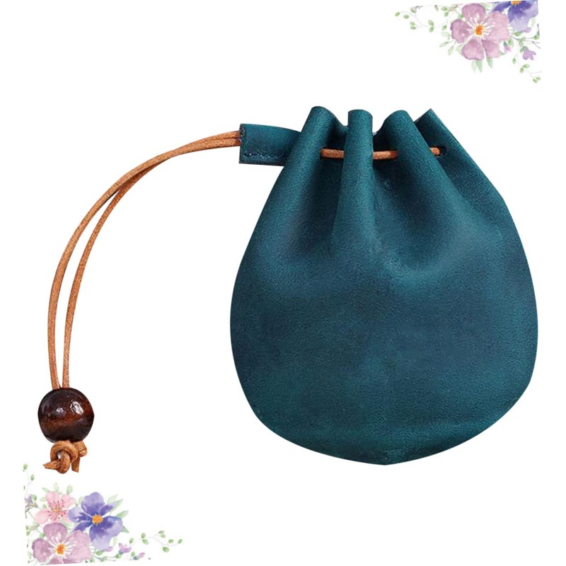 Lindo Mini Bolso De Cuero Monedero Ligero Llavero Multifuncional Para