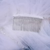 HONGMEI Wedding Veil for Brides Handmade Crystal Beaded Edge 1
