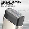 WIROFR Electric Razor for Men Magnetic Protection Cover 3 Floating