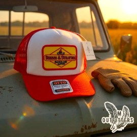 PM Outfitters Retro Briggs & Stratton Gas Motor Logo Patch Otto Foam Front Rope Trucker Hat