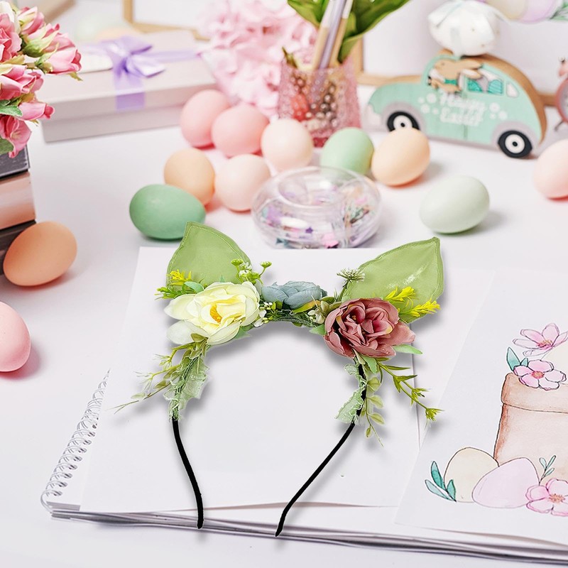 Harilla Easter Bunny Ears Headband Alice Band Headpiece Cute Hair