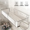CQKEDMA Acrylic Shower Caddy Adhesive, 4 Pack No Drilling Clear