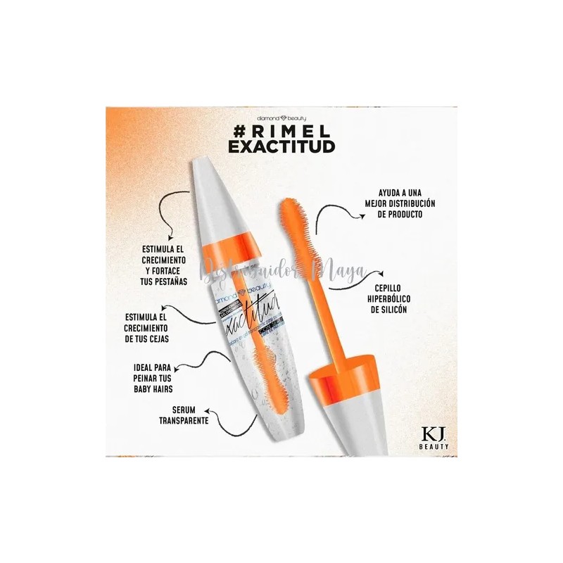 Rimel Serum Para Pestaña Exactitud Diamond Beauty 12 Piezas