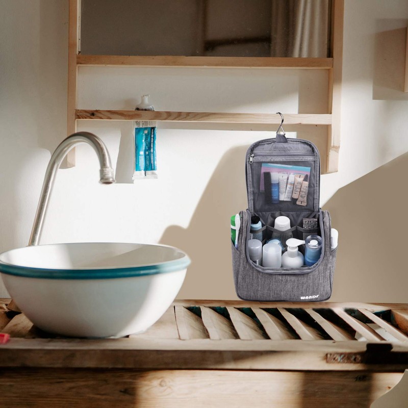 Hanging Toiletry Bag Travel Cosmetic Organizer Shower Bathroom Bag for