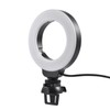 Clip On Ring Light with Clamp Mount for Laptop Video