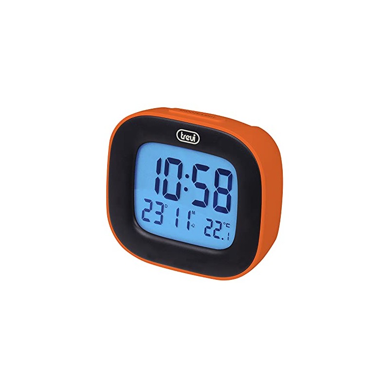 Trevi SLD 3875 Digital Clock with LCD Display, Alarm Clock,