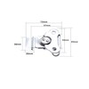 4-Pack Spring Loaded Butterfly Twist Latch Metal Hardware Toggle Clamp