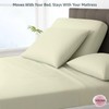 MyGiza Sheets 4 Pcs Top Split King Sheet Sets for