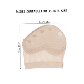 Mipcase 1 Pair Elastic Half Sole Ballet Forefoot Cushions Durable Protection for Dance Yoga and Ballet Design for Comfort and Stability