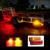 Nilight 4PCS 3.9" Led Trailer Light Amber & Red Truck