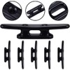 SweetSerenade 4Pack 4 Inch Black Boat Cleat Kayak Cleats Boat