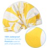 YANA Shower Cap for Women - Waterproof, Reusable Shower Cap