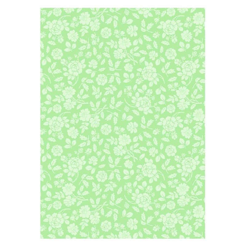 Ursus 60404699 Flock Cardboard, Roses, Pastel, DIN A4, 220 g/m²,