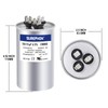 SUREPHON 55+15 uF 55/15 MFD ±5% 370V/440VAC Dual Run Start